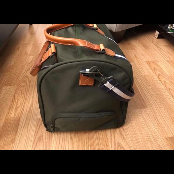 Herschel Duffel Bag - Leather & Olive - Picture 3 of 4